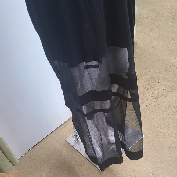 NWT Helmut Lang Silk Strapless Dress - Picture 14 of 15